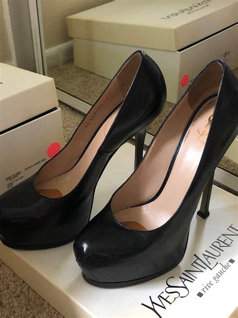 ysl classic black pumps|ysl pumps farfetch.